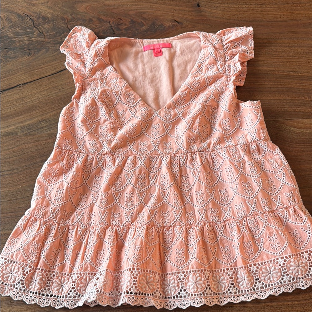 Lilly Pulitzer Pink Eyelet